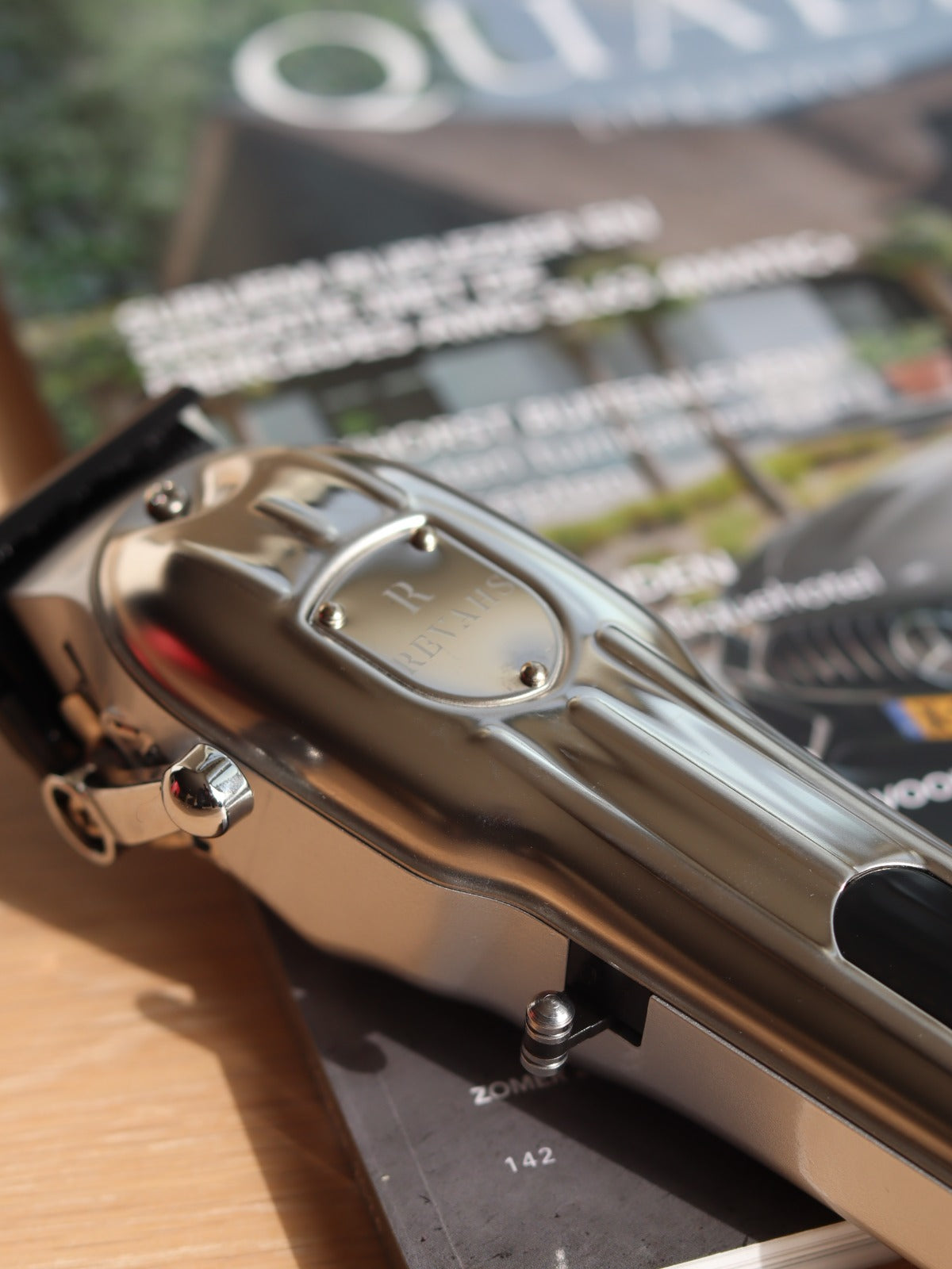 Instelhendel van de draadloze tondeuse Clipper Two