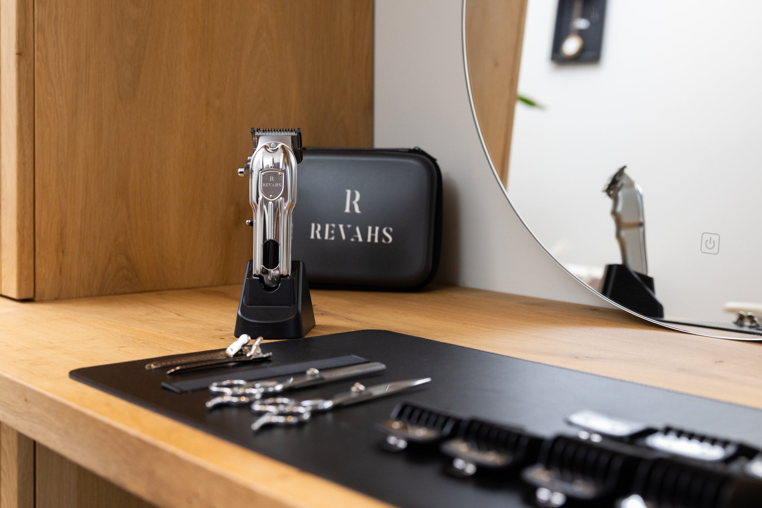 REVAHS® ClipperTwo Silver Pro - Luxe draadloze tondeuse